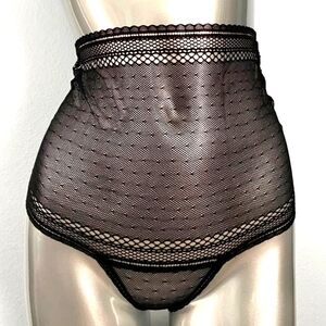 Victorias Secret Nwt Charcoal Grey High Waist Thong Panties Small